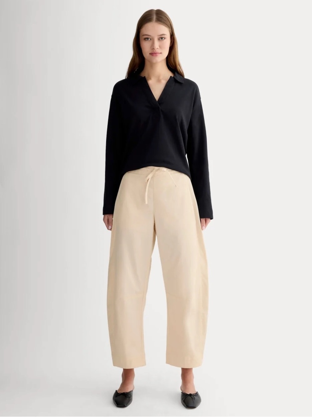 Everlane The Easy Barrel Pant Canvas Size XXS NWOT Organic Cotton